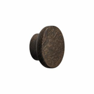 Circle (Wood) Cabinet Knob - Dark Brown